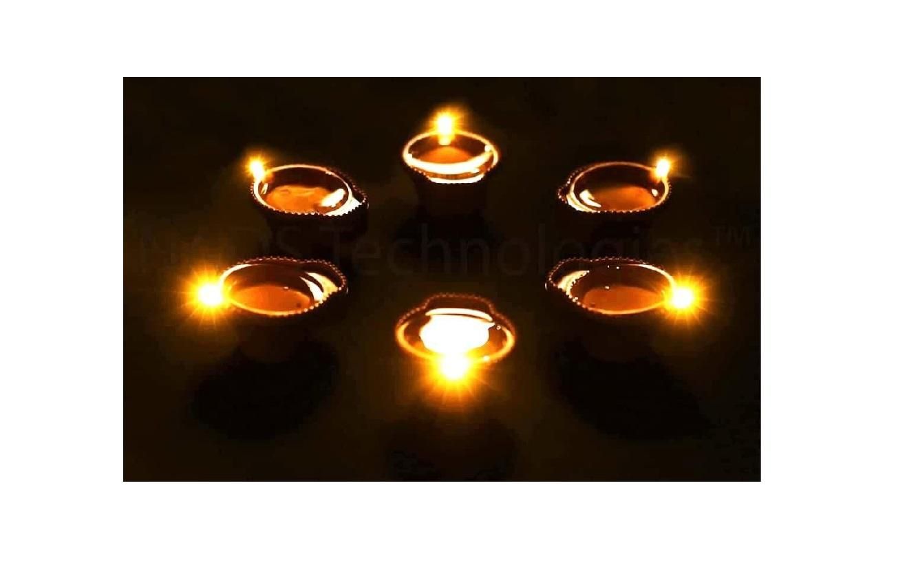 Reusable Water Sensor LED Diyas – Bright, Long-Lasting (Pack of 6/12/18/24)