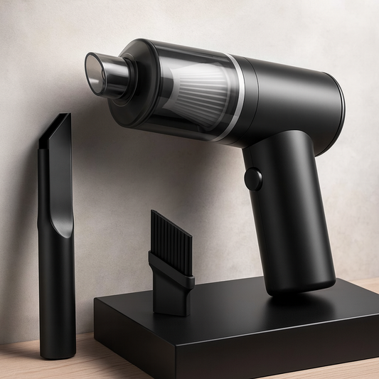 🚀 Portable Air Duster & Wireless Vacuum Cleaner – 2-in-1 Cleaning Power