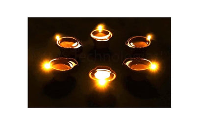 Reusable Water Sensor LED Diyas – Bright, Long-Lasting (Pack of 6/12/18/24)